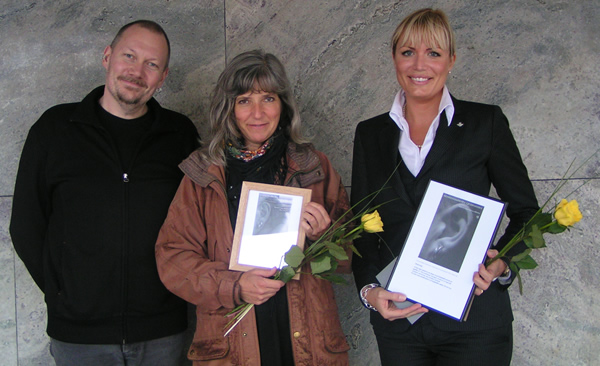 From left: Staffan Mossenmark, Christine Hellqvist, and Catarina Stensdotter